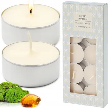 Svíčka VONNÉ PARAFFINOVÉ SVÍČKY TEALIGHT SVÍČKY OHŘÍVAČE SADA 10 KS