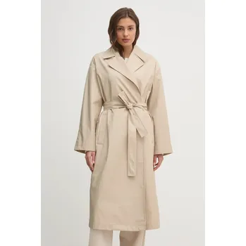Dámský kabát Calvin Klein 00040WL546 béžový L