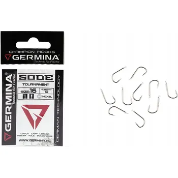 Rybářský háček Germina SODE Háčky na dno a plovoucí nástrahy, nikl, 10 ks