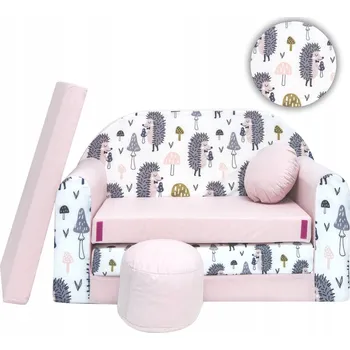 Pohovka Pohovka Tuppi SWM 98 x 168 cm, růžový velur