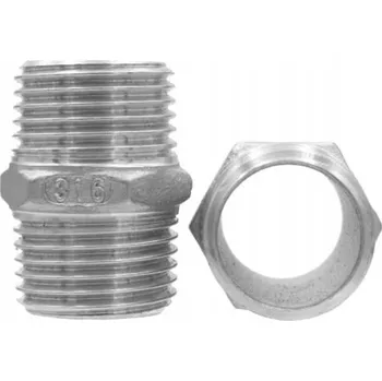 Fitinka VSUVKA vsuvka DIN 2990 BSP 1-1/4" VNĚJŠÍ ZÁVIT / VNĚJŠÍ ZÁVIT PN10 AISI316