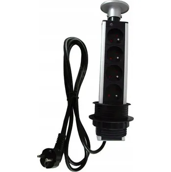 Elektrická zásuvka Elektrická Zásuvka na pracovní desku Bowi černá