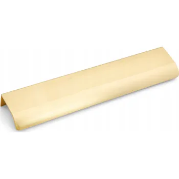 Nábytkové kování Nábytková úchytka hranová zlatá GOLD - zlatá 20 x 4 x 1,7 cm