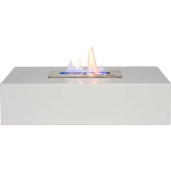 Obraz Sureflame Piccolo Freestanding Bio Ethanol Fire in White
