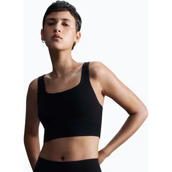 Podprsenka Sportovní podprsenka Nike Zenvy se střední podporou black/sail