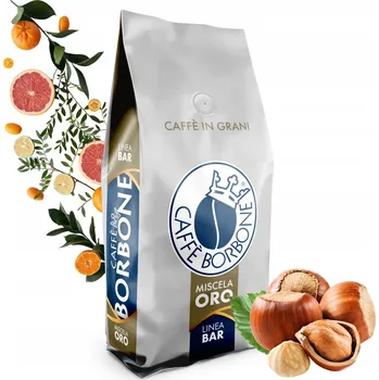 Káva Káva zrnková 1 kg Caffe Borbone ORO 80% Arabika 20% Robusta italská