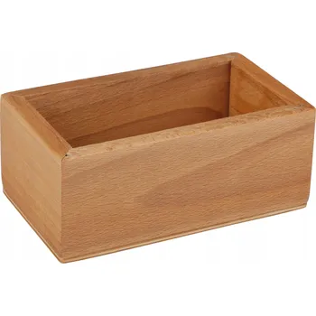 Dárková krabička Podstawka pod młynki na pepř a sůl, dřevěná buková krabička