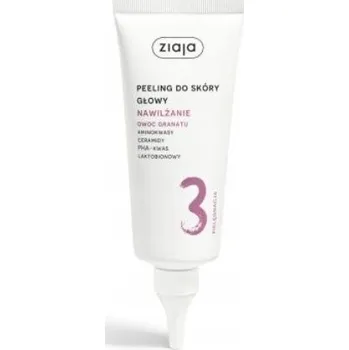 Vlasová regenerace Ziaja hydratace granátové jablko peeling na pokožku hlavy 100 ml