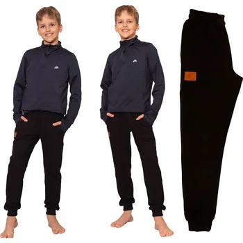 Ika tepláky černé barvy, velikost 110