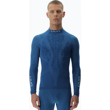 Pánské tričko Pánské termo tričko s dlouhým rukávem UYN Elevatyon Biomorph Turtle Neck blue atoll