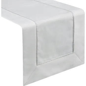 ubrus Běhoun bílý 180 x 40 cm