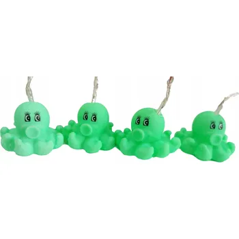 Vánoční dekorace Světelný řetěz Smukee 135 cm na baterie zelený