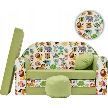 Pohovka Pohovka Tuppi SWM 98 x 168 cm, velur, vícebarevná