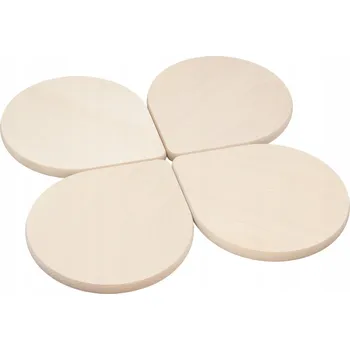 Kuchyňské prkénko Krájecí prkénko Peewit dřevěné, sada 4 ks