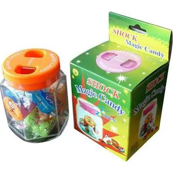 Dóza na potraviny Doza na bonbony s šokem (Vtipné, zábavné dárky)