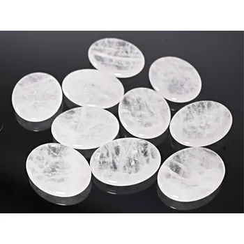 Drahý kámen Magieprirody.cz Masážní kámen Křišťál hmatka 45x35 mm #ZM29