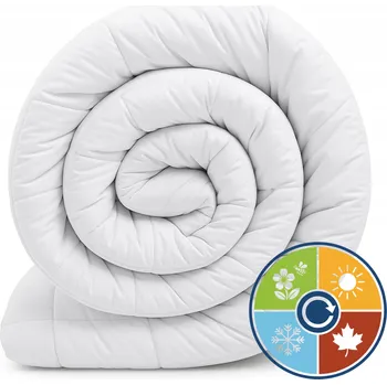 přikrývka CELOROČNÍ PŘIKRÝVKA 160X200 100% PŘÍRODNÍ - PRODYŠNÁ TEPLÁ LEHKÁ - PREMIUM