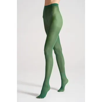 Podprsenka Punčocháče hladké Veneziana Satin 40den zelené Smeraldo velikost 3