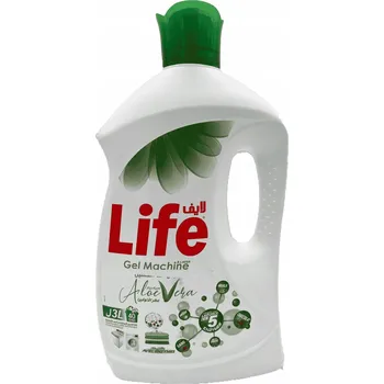 Přípravek na praní Life cloths prací gel 3L Aloe vera parfém