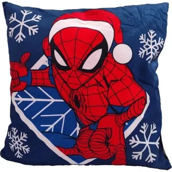 Povlak na dekorativní polštářek Carbotex Povlak na polštář Vánoční Spiderman 40 x 40 cm