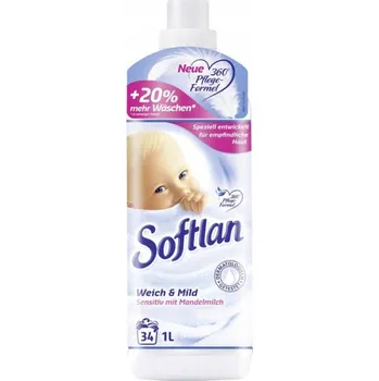 Aviváž SOFTLAN TEKUTÁ AVIVÁŽ 1L SENSITIVE Bílý tekutá aviváž Praní