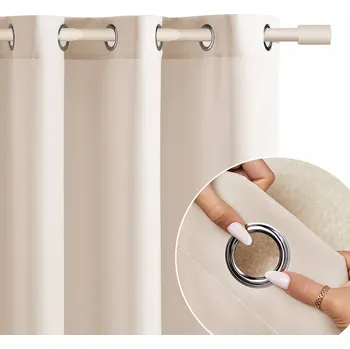 Obraz Závěs polozatemňovací s kroužky 140 cm x 240 cm