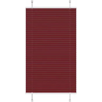 Roleta Roleta plisé Bordó Červená 80x100 cm Šířka látky