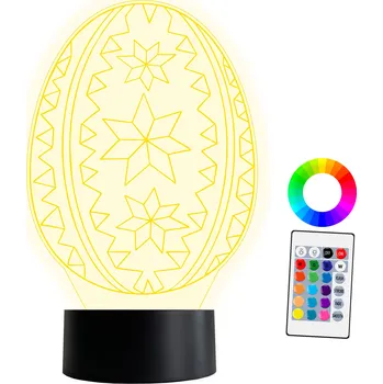 IP kamera Noční lampa Diamond3DLamp vícebarevná