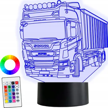 IP kamera Noční lampa Diamond3DLamp vícebarevná