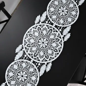 ubrus Žakárový běhoun ALIA LONG 44x224 cm bílá MyBestHome