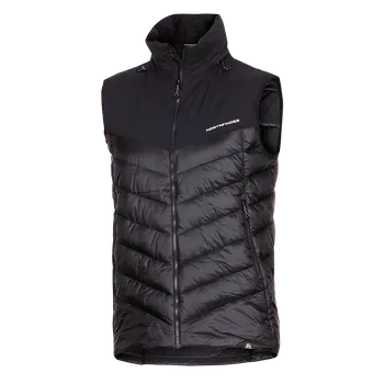 Pánská větrovka Northfinder Pánská outdoorová zateplená vesta JEDRICK, černá, L