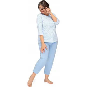 Dámské pyžamo Martel dámské pyžamo bavlna modré velikost M