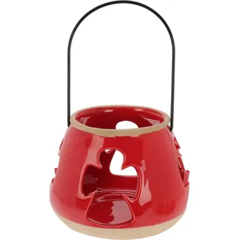 Vánoční dekorace Keramický lampion Koopman Internacional 11 cm