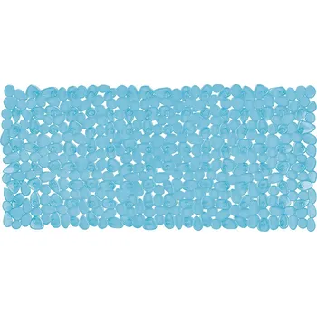 Protiskluzová podložka Spirella protiskluzová podložka do vany RIVERSTONE, modrá, PVC, 75 x 36 cm