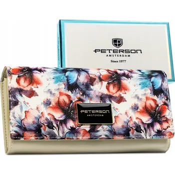 Peterson peněženka z pravé kůže, vícebarevná - dámská