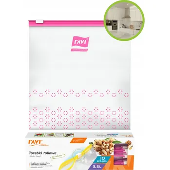 Pytle na odpadky Ravi Igelitový sáček na zip 3,5 l 10 ks