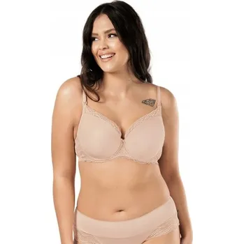 Podprsenka MEFEMI BY NIPPLEX PODPRSENKA PEPITE PUSH UP 75C BÉŽOVÁ