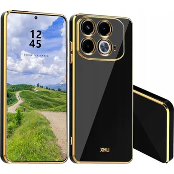 Pouzdro na mobilní telefon Zadní Kryt RCBR pro Infinix Note 40 4G GLAMOUR COLOR CASE černý