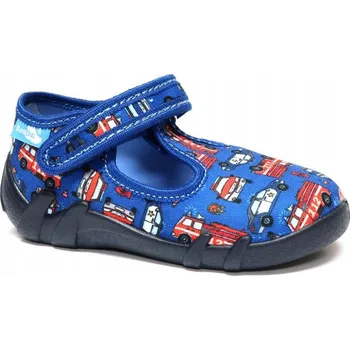 Chlapecká obuv Chlapecké papuče s potiskem, stráž, modré, Renbut, velikost 23