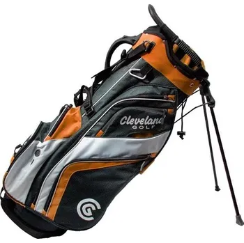 Golfový bag Cleveland Cleveland SATURDAY Stand Bag CHROME/ORANGE/WHITE
