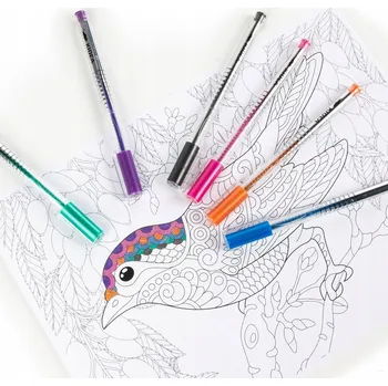 Gelová propiska vícebarevný Kidea