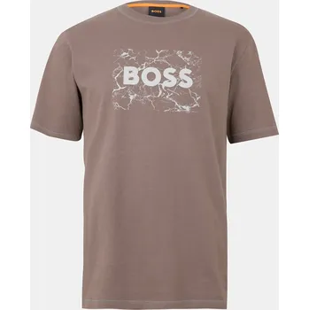Pánské tričko Tričko Boss Open Beige 1175749 6XL