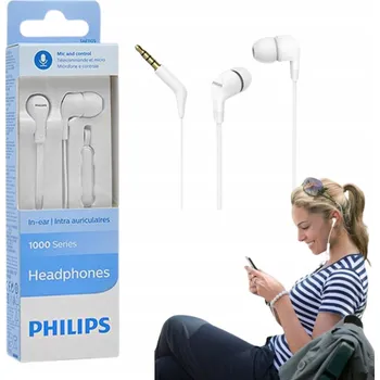 Sluchátka Sluchátka do uší Philips TAE1105WT/00