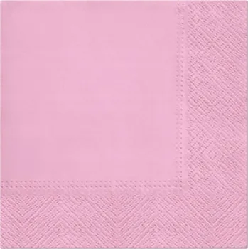 Papírový ubrousek Papírové ubrousky Růžové 33x33cm 20 ks