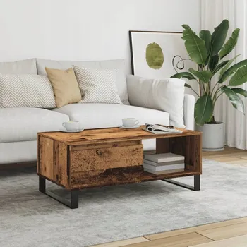 Obývací pokoj VidaXL Konferenční stolek, staré dřevo, 90x50x36,5 cm