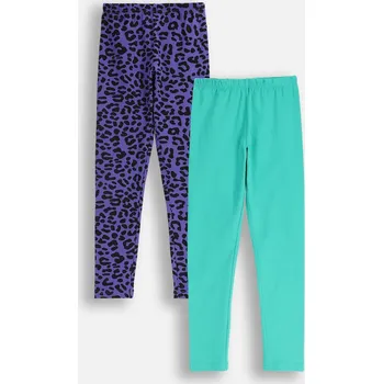 Dívčí legíny Dětské legíny 2-balení Dlouhé Klasické 122 Mokida ZM5