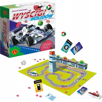 Desková hra Stolní hra Závody formulí, automobilové hry, strategická hra, rodinná hra, vzdělávací hra, dovednostní hra, zábava pro děti od Alexander