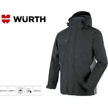 Moto bunda DEŠŤOVÁ BUNDA WURTH MODYF CETUS ANTRACIT VEL. M