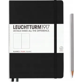 Blok Zápisník Leuchtturm1917 Medium A5, Hladký, Černý
