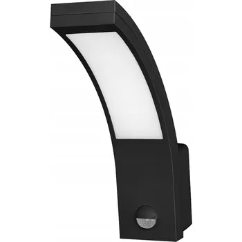 Nástěnné svítidlo Zahradní nástěnné svítidlo Adviti černé s integrovaným LED zdrojem 10 W